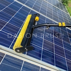 rodillo de cepillo de limpieza de panel solar eléctrico
